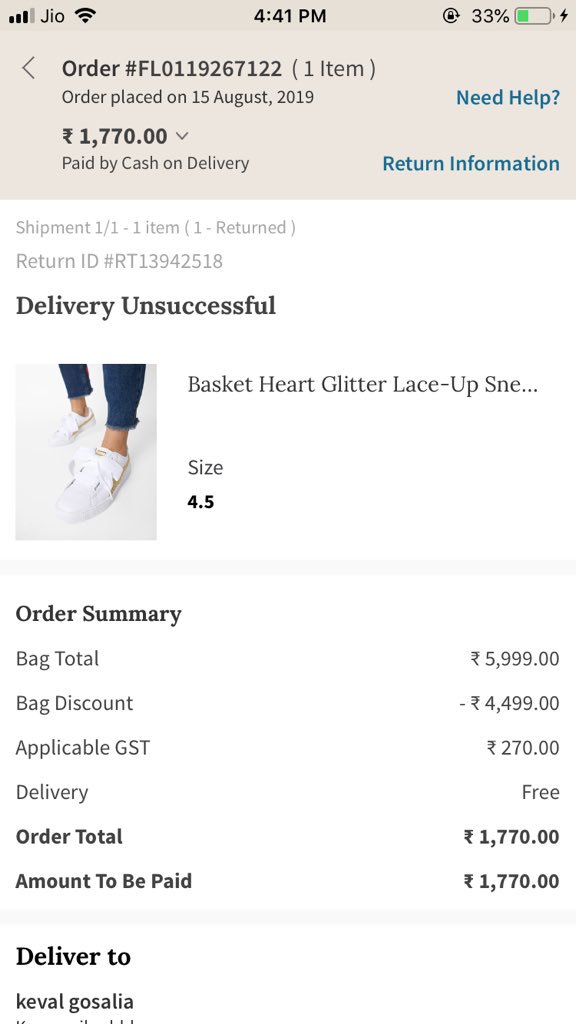 SAMROY03426839's tweet photo. @AJIOLife What a joke haha 😂 https://t.co/42QwbT619r