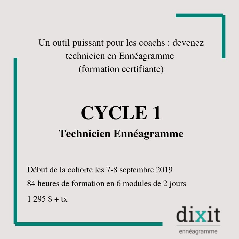 DixitInter's tweet image. Adapter son mode de gestion à la personnalité de chacun des membres de son équipe, c’est désormais facile ! DERNIERS JOURS pour intégrer la première cohorte de certification Technicien Ennéagramme. Pour s'inscrire : dixit-enneagramme.com/formations-pub…