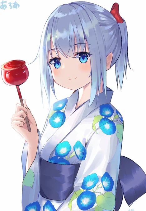 浴衣響描きました
#艦これ 
#響 