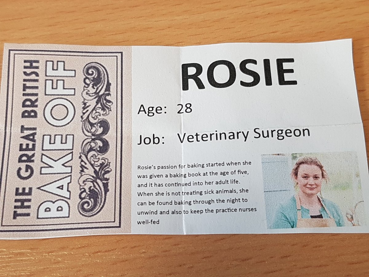_pingle_'s tweet image. My #Sweepbake pick for this year's #GBBO is @RosieBrandreth ! Best of luck! #TeamRosie