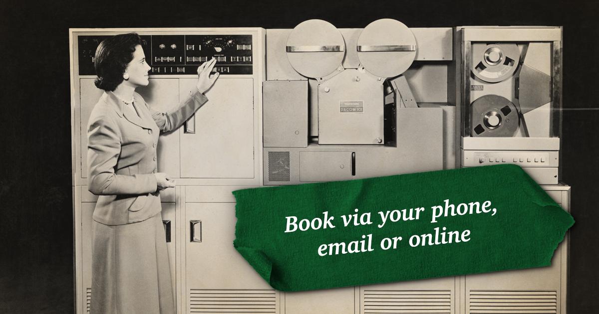 Booking has never been easier, it's as easy as 1 2 3! Give us a call 01522 54 53 52