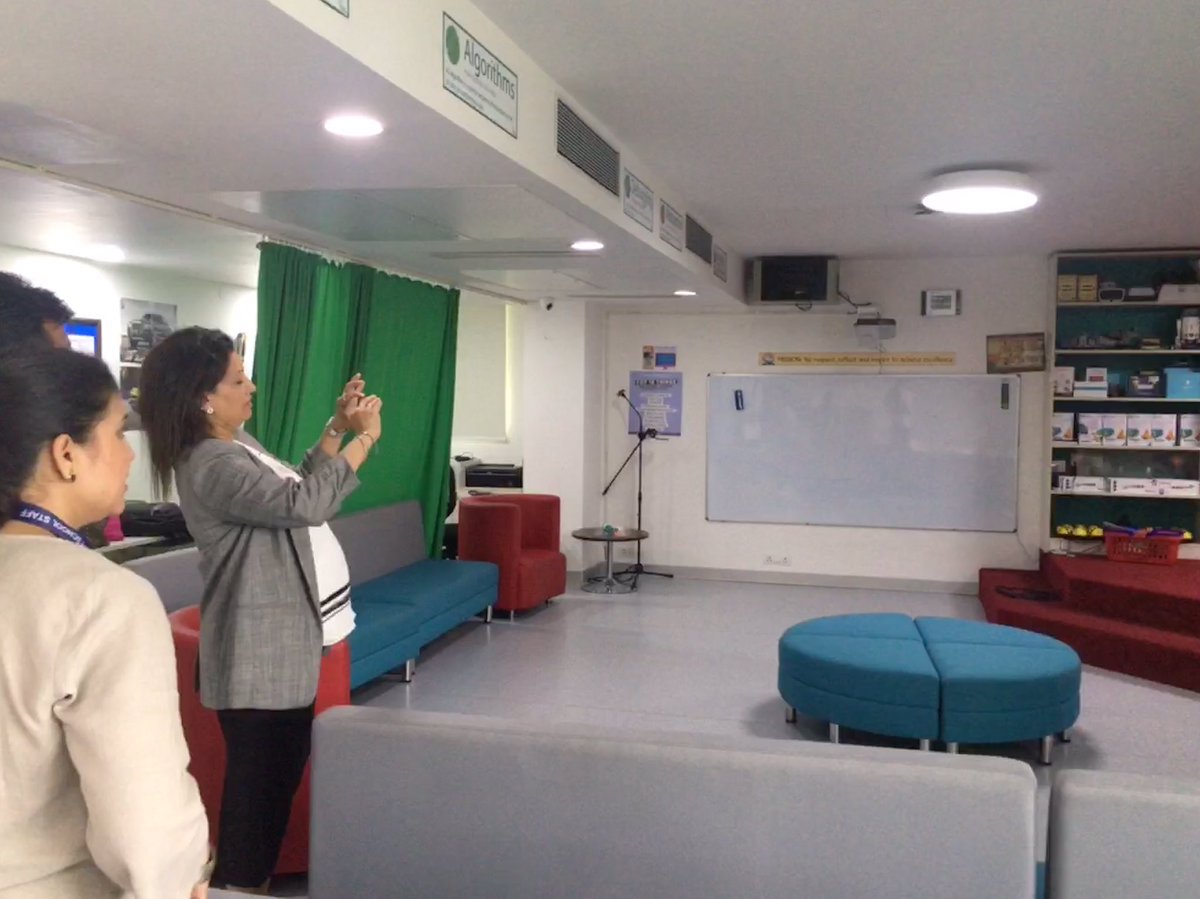 Can’t get enough of the “Wow” when you first encounter the #TBSDelhi #InnovationLounge - was a pleasure to showcase it to our <a href="/iborganization/">International Baccalaureate</a> visitors. #TBSComputing @Mambule14 <a href="/TBS_Computing/">TBS_Computing</a>