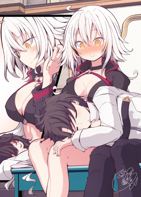というか、ジャンヌオルタの赤面でも見ていってくださいな　#何度でも見てほしいお気に入りを貼るタグ 