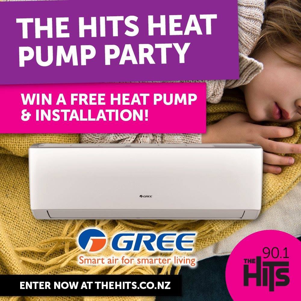 GreeANZ's tweet photo. This week @thehitsnz is drawing the winner of a #HeatPump Party all thanks to #Greeheatpumps and #CoastAir! 🤩

ENTER HERE: https://t.co/ZHgwYjCGTw https://t.co/KxgXY5fJ8M