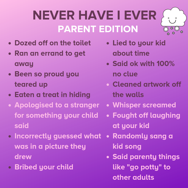 WexfordCU's tweet photo. For the #backtoschool week that's in it we decided to have #TuesdayFunday for all the wonderful #parents - 1 point for each thing you've NEVER done! #Howdoyouscore ?? π https://t.co/TF8YQm1sUT