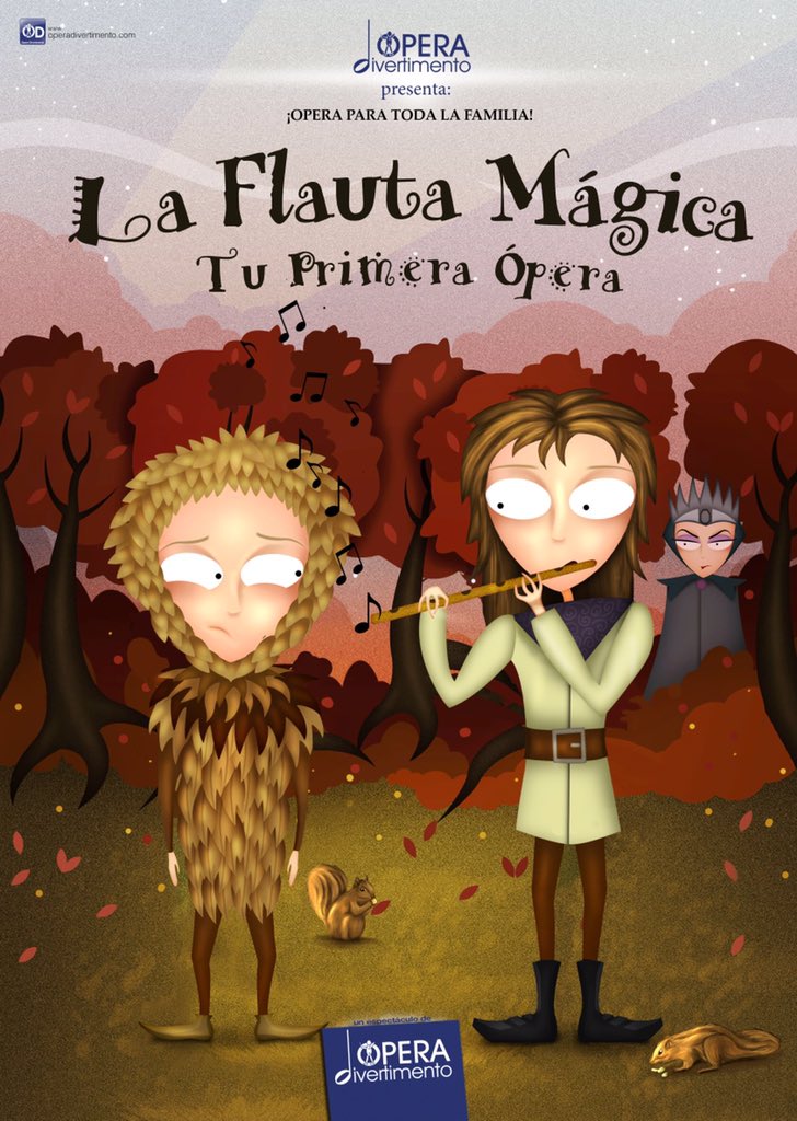 TEATROZORRILLA's tweet photo. El sábado 5 de octubre, el 📍 @Teatro_zorrilla propone una cita familiar de la mano de la compañía Ópera Divertimento: “La Flauta Mágica. Tu primera Ópera”.

#opera #operainfantil #familiar #musica #soprano #tenor https://t.co/Y58WyB1mFy