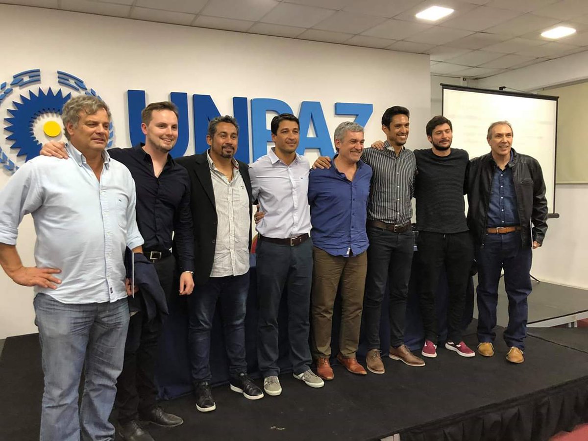 En la <a href="/UNPAZ_Oficial/">UNPAZ</a>  a través d la gentil invitación d <a href="/julianbernaule/">Julian Bernaule</a> y <a href="/pablopascualini/">Pablo Pascualini</a> participamos junto a <a href="/MVassalloA/">Martín Vassallo Argüello</a> Horacio Anselmi <a href="/JavierCardei/">Javier Cardei</a> y Carlos Marino del Seminario sobre "Políticas Públicas Deportivas" Debatimos y planificamos el Deporte q se viene!
<a href="/alferdez/">Alberto Fernández</a>