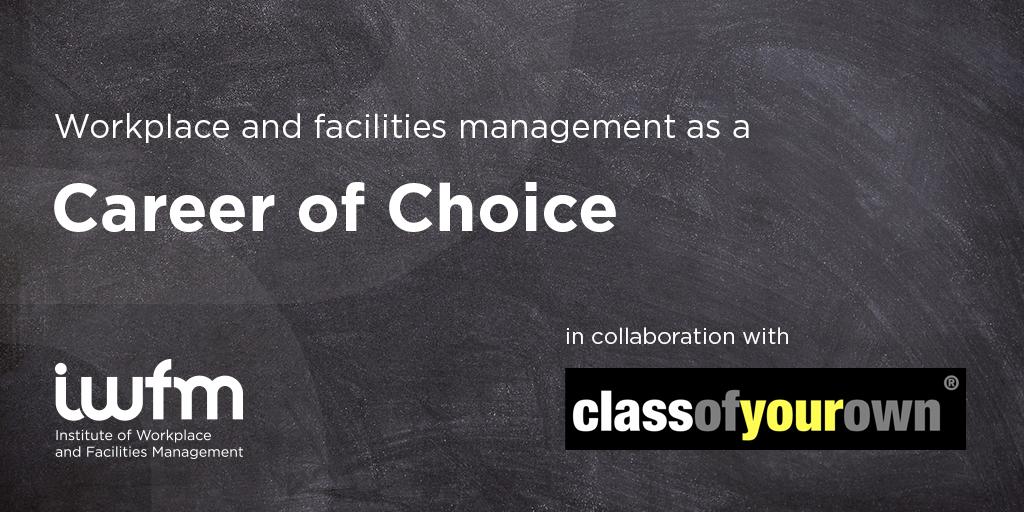 Time to inspire! Join us to engage the next generation of #workplace and #facman professionals with our Career of Choice programme > bit.ly/2UclFqC in collaboration with <a href="/ClassofYourOwn/">Alison Watson MBE</a> #MyFMFuture