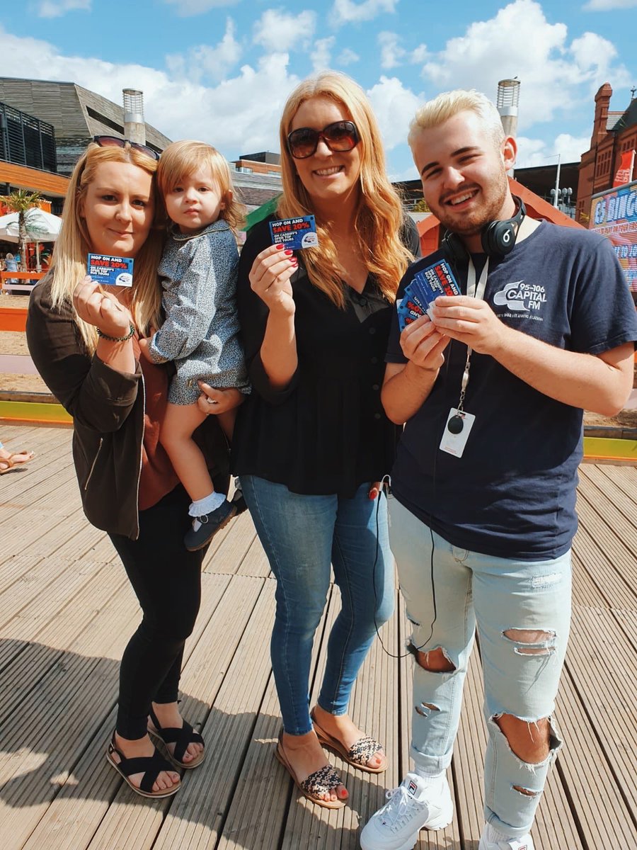 Come and say hey to the Capital Street Stars at <a href="/thebaybeachcdf/">Capital FM Cardiff Bay Beach</a> today! They’re dishing out your family discount on <a href="/CardiffOpenTop/">Cardiff Open Top Tours</a> Bus Tours!☀️🚍🙌🏽