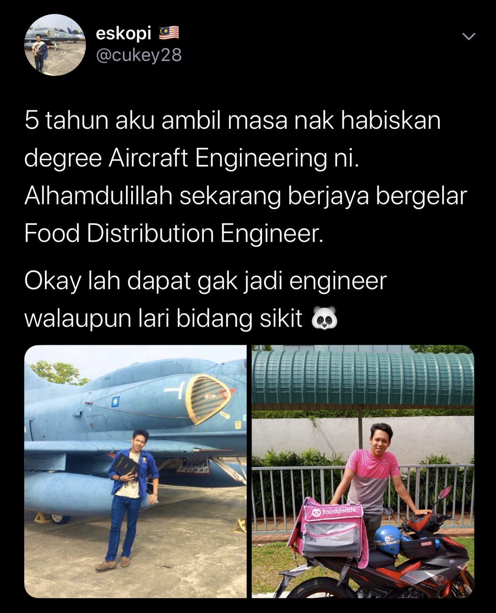 syahir's tweet photo. Underemployment is real 😰

We seriously need to fix this structural economic problem. https://t.co/j5jrCo6Acr