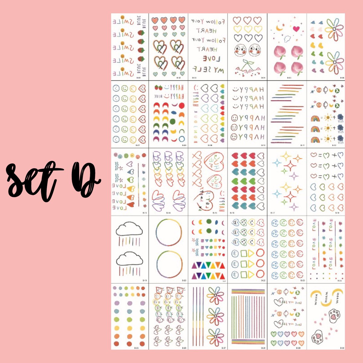 multistuff_'s tweet photo. เอาไปเลย 30 แผ่น/เซ็ต/100.-/ส่งฟรี 
ดีงามมมมม ~

#แทททู #รีวิว #ของดีบอกต่อ #พร้อมส่ง #พรีออเดอร์ https://t.co/ZPxGRsrn00