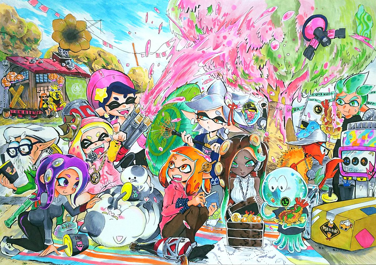 けんおう 何度でも見てほしいお気に入りを貼るタグ スプラトゥーンでまとめてみた このゲーム かわいいキャラクター もそうだけどカラフルなインク描き殴れるのでイラスト向きなゲームだと思う けんおう 何度でも見てほしいお気に入りを貼るタグ スプラトゥーンでまとめてみた このゲーム かわいいキャラクター もそうだけどカラフルなインク描き殴れるのでイラスト向きなゲームだと思う