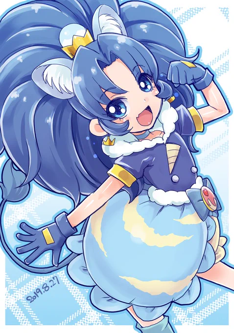 キュアジェラートをラクガキ今日はジェラートの日ですって 