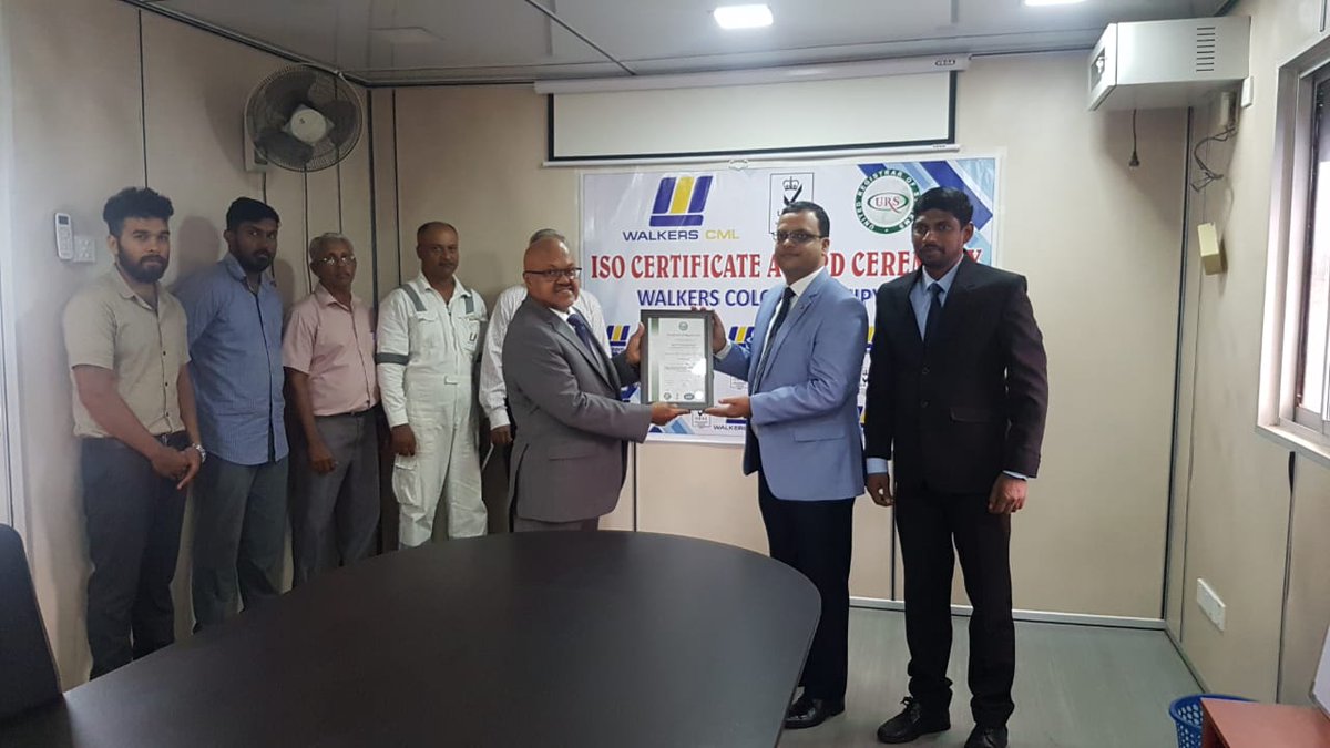 urs_certificate's tweet photo. Congratulations! Walkers Colombo Shipyard is ISO 9001 (#Quality_Management_System) certified by URS Certification.
#ISO_9001 #WCS #shipyard #Audit #URSCertificate https://t.co/L8W20Ze11R