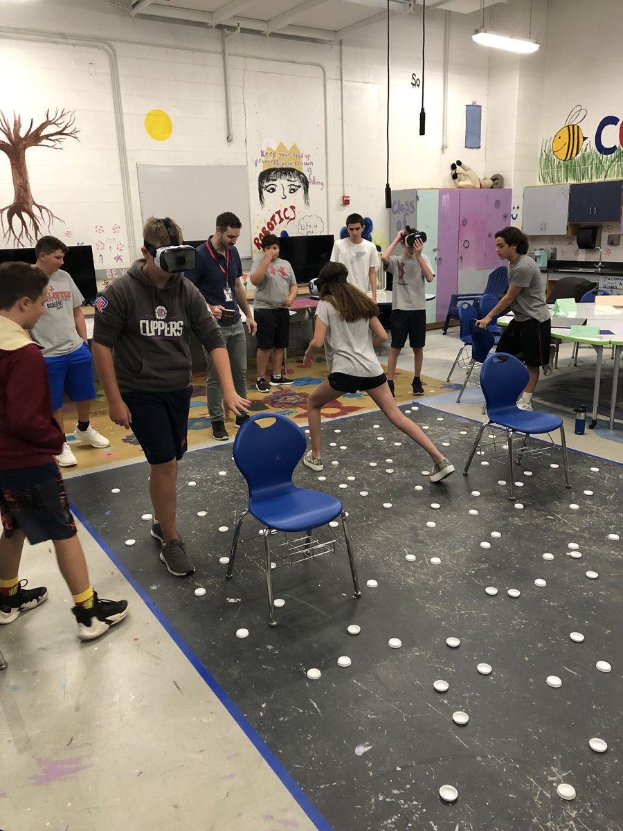 So excited for Computer Science at RAMS.  VR in action!