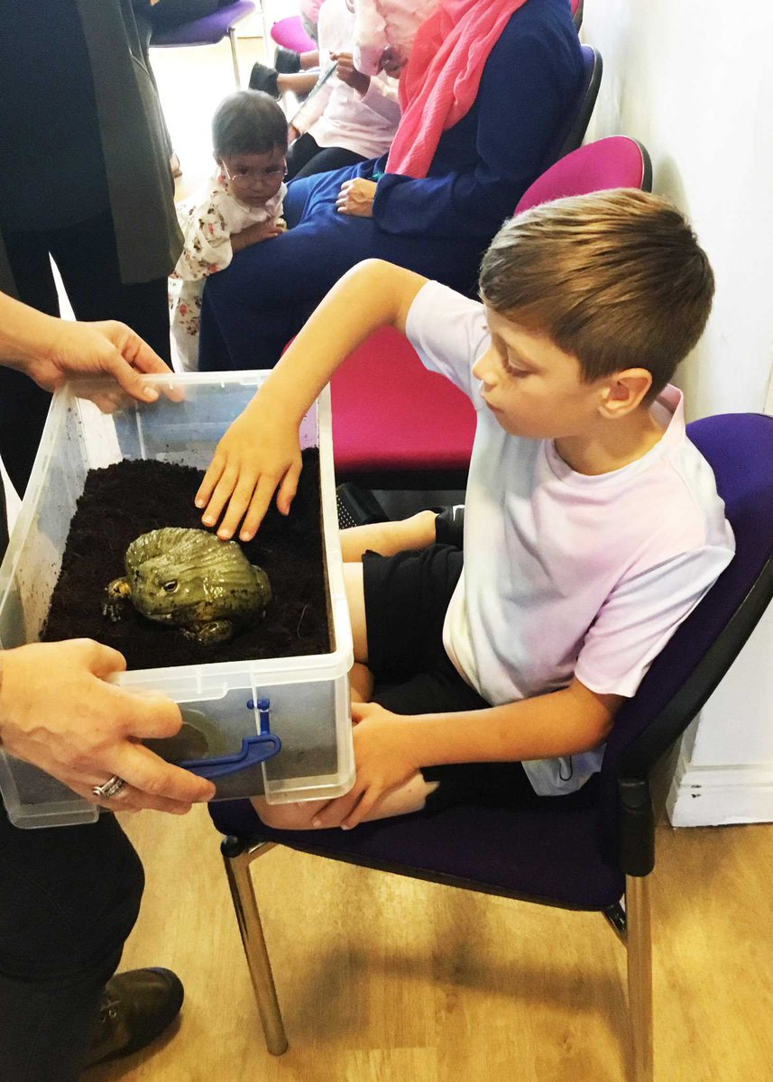 stocktonlibrary's tweet photo. We've had a great summer with @AnimalStory2010 showing us a range of animals that were sent into space - thanks for a great #AnimalsinSpace show. We were fully booked for all sessions at #StocktonCentralLibrary #NortonLibrary #ThornabyCentralLibrary and #BillinghamLibrary https://t.co/2piAD1pVpm