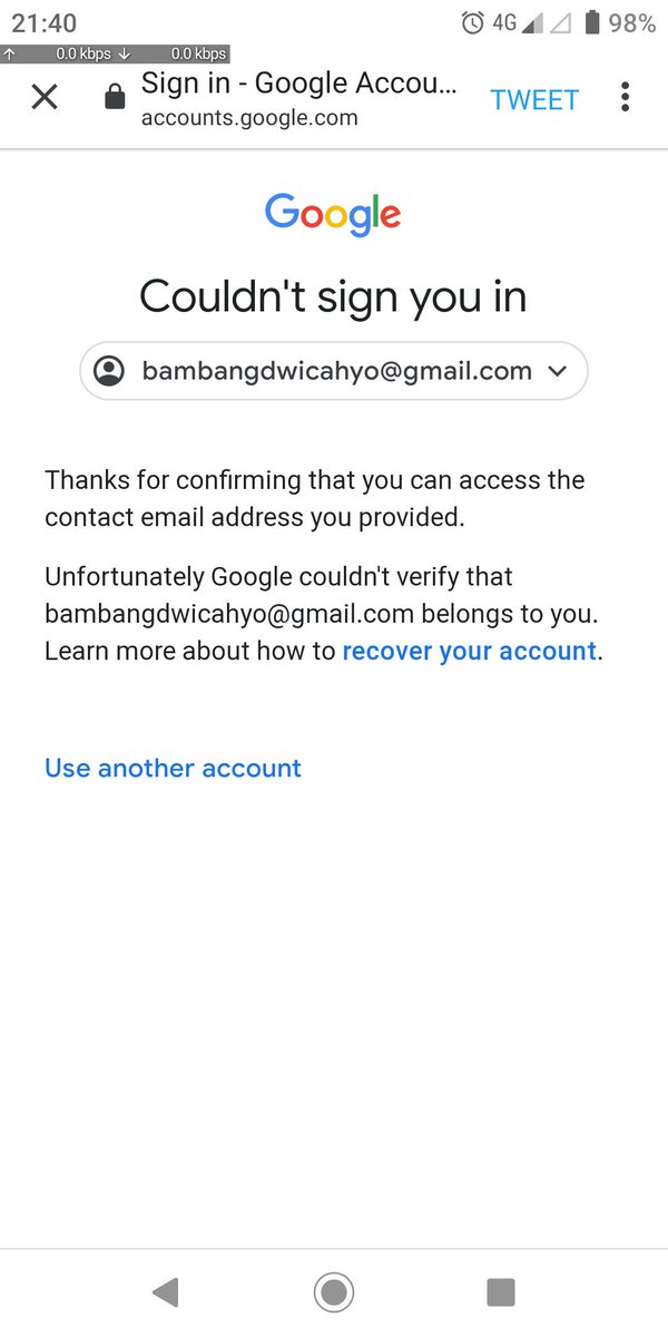 Google Hmm Let S See What We Can Do To Help Please Follow Us And Let Us Know When You Have So We Can Share Next Steps Through Dm