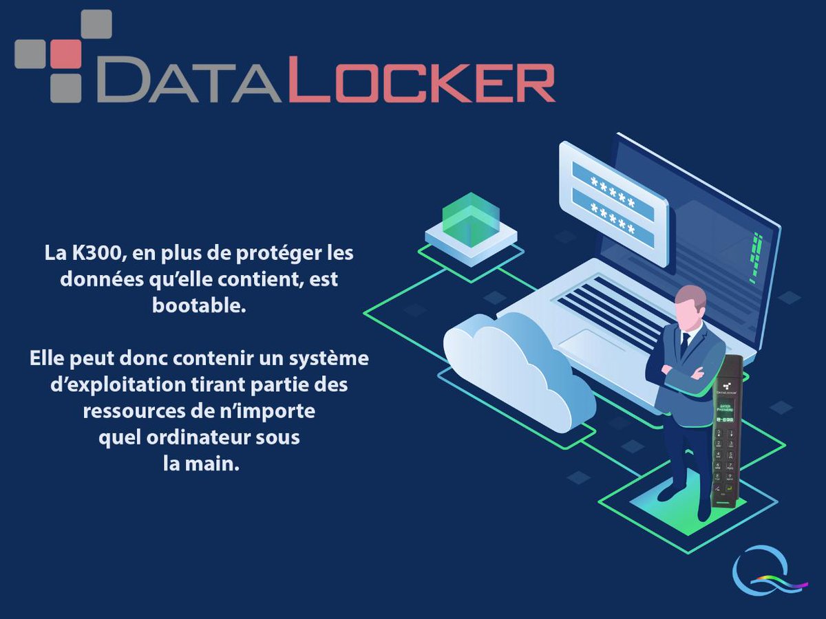 QueryInformatiq's tweet photo. Retrouvez sur -->https://t.co/qflLpMUBFX
Toutes nos solutions modulables et optimales pour la protection de vos postes de travail, de votre parc informatique et de vos données numériques :)

DataLocker : contrôle des périphériques sécurisés et création des périphériques sécurisés https://t.co/rwC8kOmoJY