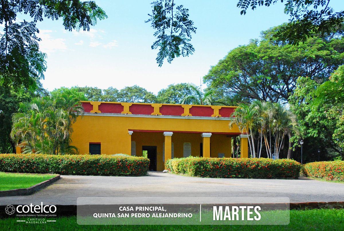 HotelesenSmr's tweet photo. ¿Tienes pensado visitar Santa Marta? La Quinta de San Pedro Alejandrino es un atractivo que no debes dejar de visitar. Nuestros hoteles afiliados tienen la mejor oferta para que disfrutes de tu visita a Santa Marta.
.
.
#YOSOYCOTELCO #VisitaSMR #YOVOY #SantaMarta #Magdalena 🌅 https://t.co/iwwDNkQI2v