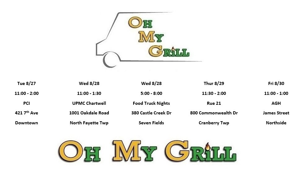 Where we're Grillin' this week!