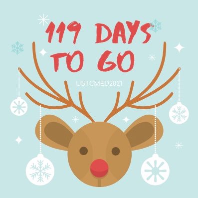 USTCMED2021's tweet photo. May pasok man or wala bukas, 119 days na lang Pasko na! 🎅🎄 https://t.co/faotwdM8vk