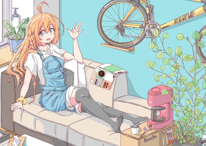 おいっす～☆
という事で着せたい服をティアナちゃんに着てもらいました!
ようやく美食殿3人分描けた…✨

#プリコネR 