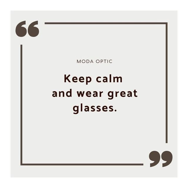 ModaOptic's tweet image. Keep Calm and Wear Great Glasses!
.
#modaoptic #modastyle #rockville #maryland #vision #glasses #eyeglasses #buyindependent #eyewear #beunique #luxuryeyewear #washingtondc #washington #dc #independent #optician #shoplocal #shopsmall #optical #independent… ift.tt/2ZkGs0P