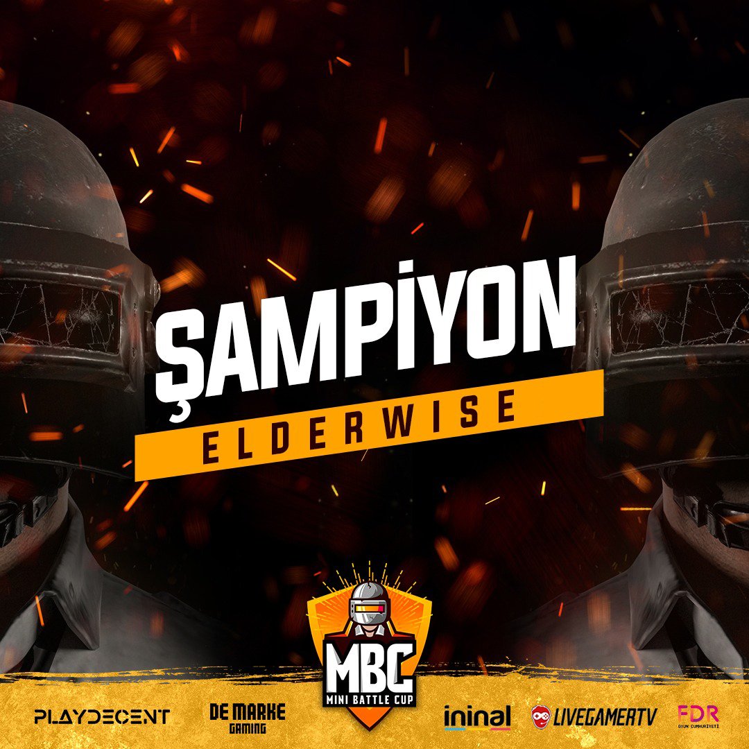 🏆 #MiniBattleCup Duo PUBG turnuvasının 2. sezon şampiyonu Elder Wise takımı oldu.