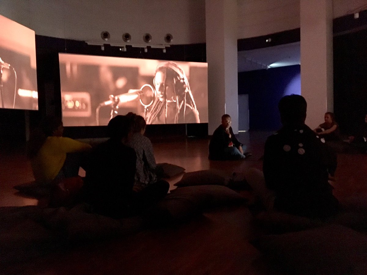 lieslmul's tweet photo. We @LHR_SA visited the @StandardBankArt Gallery to see #ThisSongIsFor by #GabrielleGoliath . She, like us in our refugee work, grapples with the ethical representation of the trauma of rape survivors. We need to end rape &amp; undo its normalisation. https://t.co/g0kUD7syvB