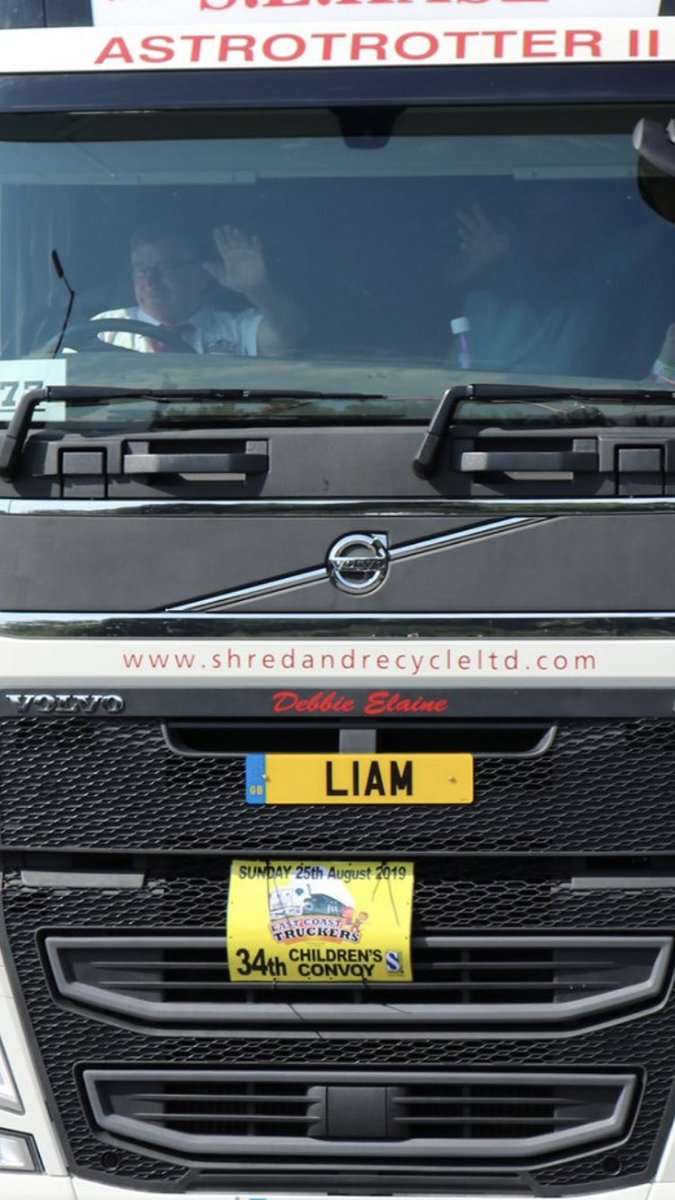 Something little different to start the week, one of our units on  kids charity convoy with east coast truckers, 90 lorry’s taking disabled children from Norwich to pleasure wood hills and trip back through Yarmouth golden mile.... ultimate taxi journey ..