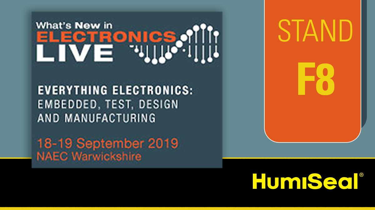 HumiSeal's tweet photo. Come and visit #HumiSeal on stand F8 at this year’s @WhatsNewinElec Live at @naecstoneleigh from 18-19 September! Learn more: https://t.co/SWNCNz5IJH
#wnielive #wnie https://t.co/vUxcZTXvIA