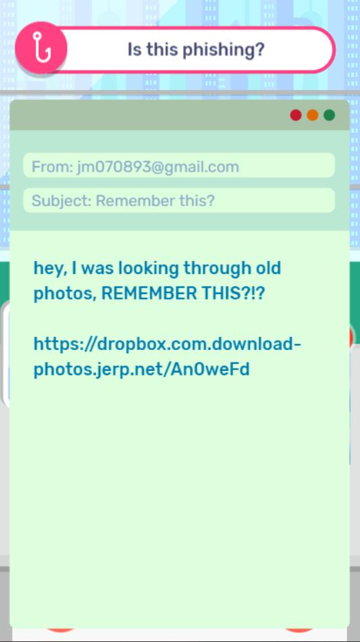 sponge_learning's tweet photo. After the bank holiday weekend, we're refreshing ourselves on #Cybersecurity, to ensure we can spot phishing attempts in the workplace using our new game, Cybersecurity Sorted. 

Can you answer this question, is this phishing? 

#infosec #cyberthreats #phishing #wearesponge https://t.co/8EhGiU95T1