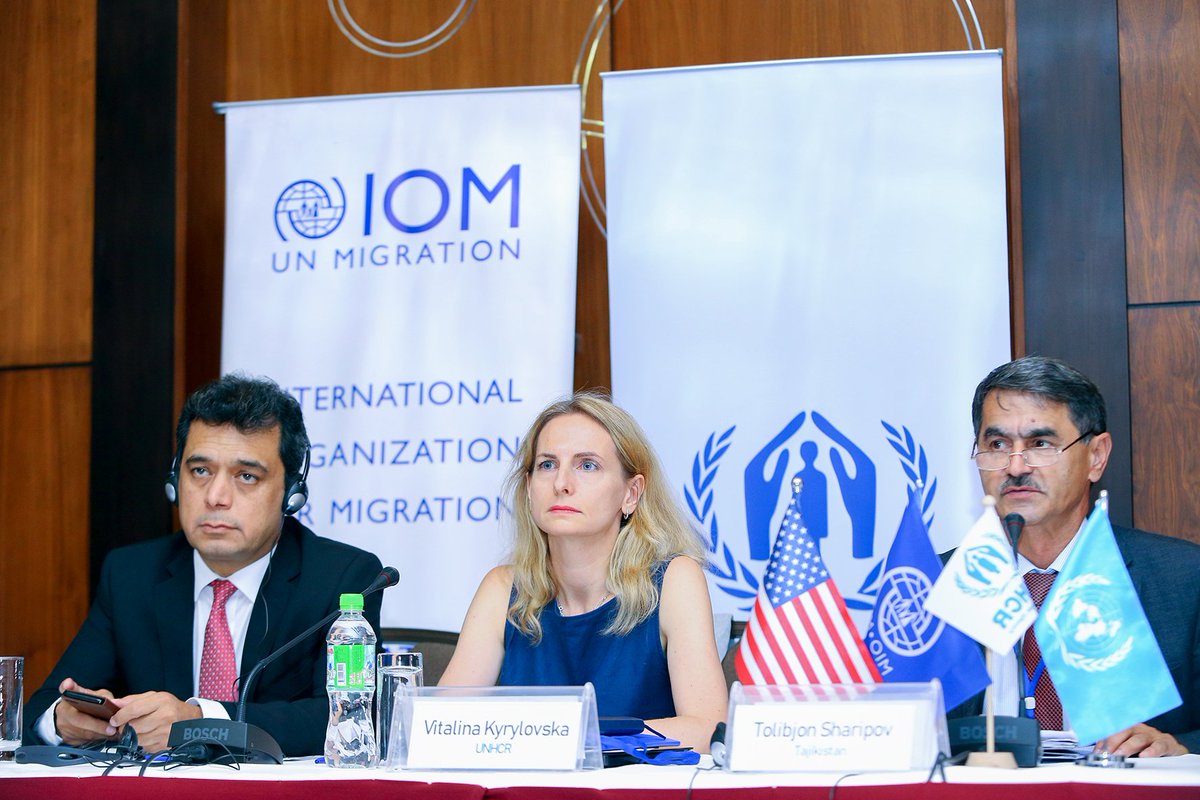 UNHCR_Cent_Asia's tweet photo. On 26-27 August in Dushanbe 🇹🇯 third Almaty Process expert meeting took place organized by #UNHCR @UNmigration to share experience on finding solutions for #refugees and #migrants. #AlmatyProcess is also a platform to prepare for the first Global #RefugeeForum https://t.co/TLf07D4D6B