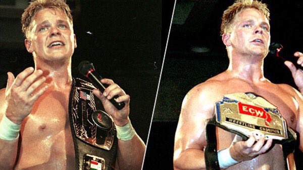 TheDaveDynasty's tweet image. On August 27, 1994 @TheFranchiseSD defeated #TooColdScorpio in a tournament final to win the @NWA title. After the match Douglas threw down the #NWA belt and declared the #ECW title to be a world title and called it the ECW World Heavyweight Championship.