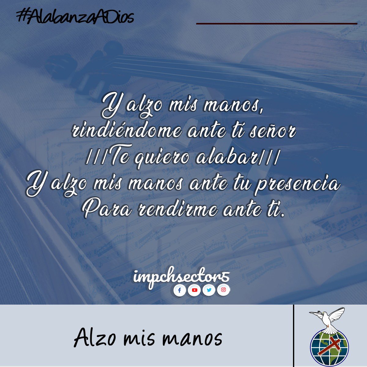 impchsector5's tweet photo. #AlabanzasADios | Una vez mas cierro mis ojos y comienzo a sentir
El perfume de su amor
Comienza a mecerme, a tomarme en sus brazos
Y no puedo resistirme a la presencia del señor🎶🎵 https://t.co/W6NwADOmzS