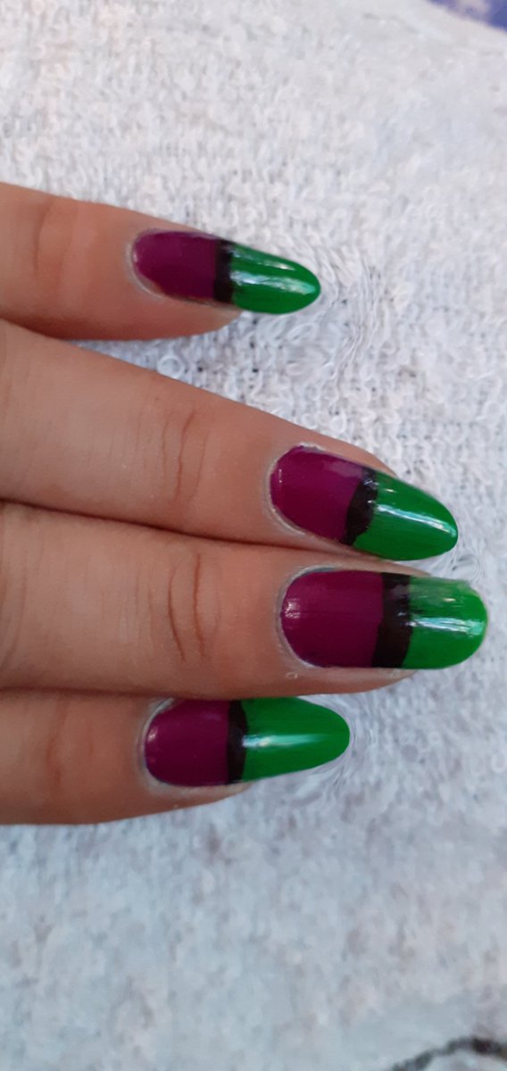 shreya_yal's tweet photo. Looks like a brinjal haa..
#nature #nailart #nailpolish #nailedit #nailsart #nailsofinstagram #nailart #nail #hand #beauty #bebeautiful #bts #makeup #love #friendneed #single #model https://t.co/YQcN1aS7bK