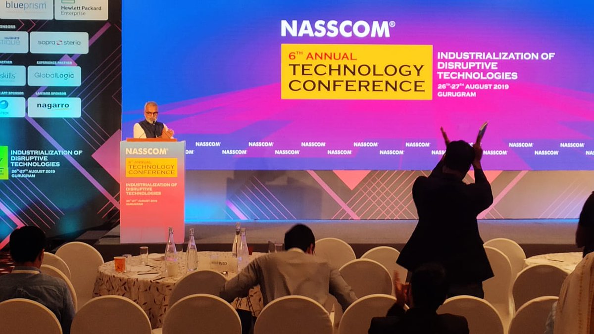 NasscomEvents's tweet photo. It's a wrap at #NASSCOMTechConf 2019! Thank you to our speakers, participants and members of the public for an epic event #NATC2019 https://t.co/sR18dUnSo3