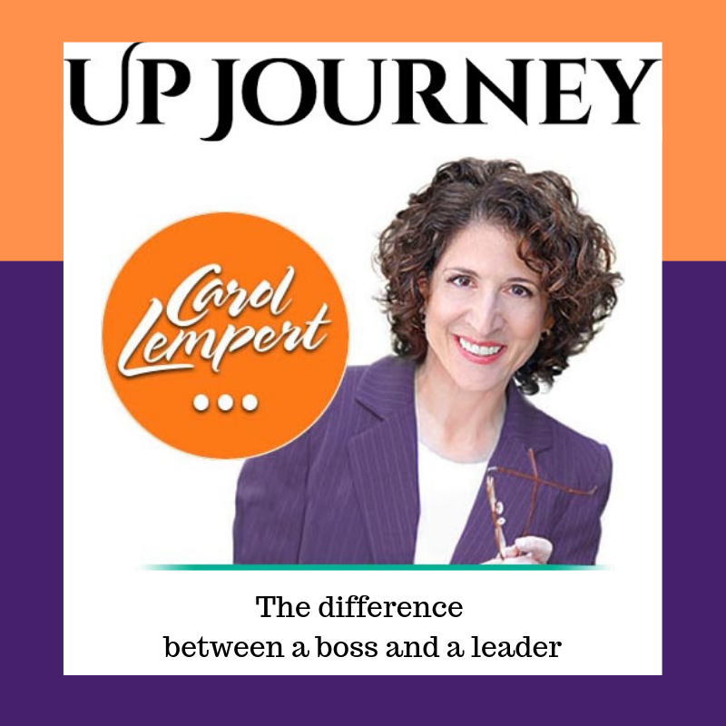 CarolLempert's tweet photo. Flattered to have been quoted in @UpJourneycom's article: The difference between a Leader & a Boss.
Tons of great tips in the article. Read it here: https://t.co/yEyuHAvJL0
#leadership #leader #Leadervsboss https://t.co/6J7pyJoFco