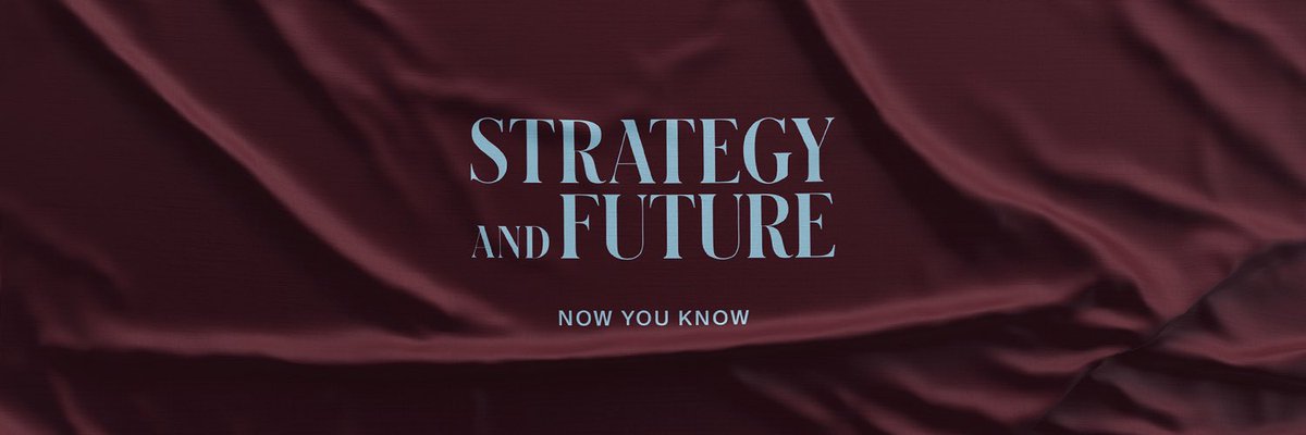 Zaczynamy przygodę ze Strategy@Future.

Czasy nadchodzą szczególne. Eurazja już drży, wystarczy przystawić ucho do ziemi. 

W Strategy&amp;Future tematów z pewnością nie zabraknie.

Serdecznie zapraszamy na:

strategyandfuture.org

<a href="/BartosiakJacek/">Jacek Bartosiak</a> @FlowsNFrictions