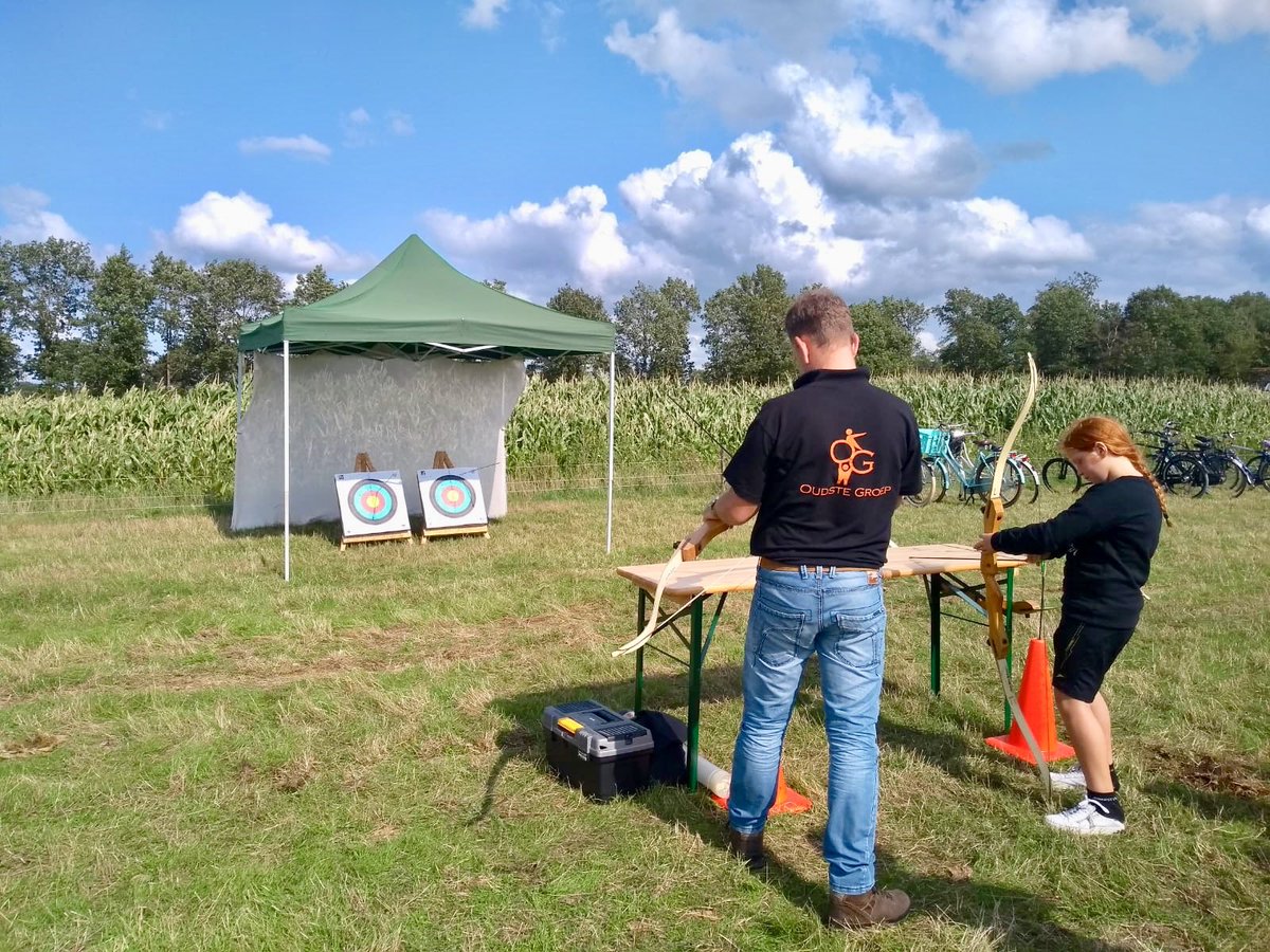 OutdoorPointNL's tweet photo. Super leuke middag mogen organiseren voor #SpeellandNoordwolde #ArcheryTag en #Handboogschieten https://t.co/L54xhbCPVl