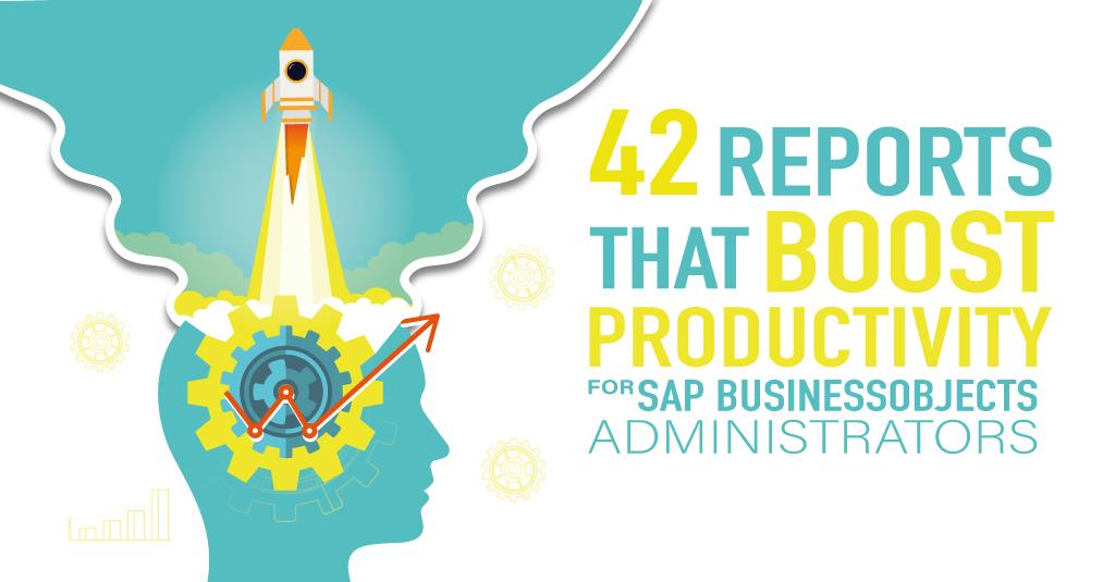 If you're an SAP #BOBJ Administrator looking to boost productivity, then you've come to the right place! Here are 42 critical reports that will help you work smarter, not harder. > bit.ly/2PoVY7x