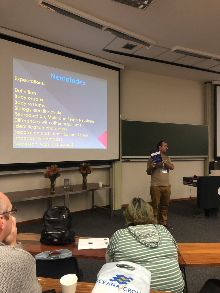 Ali Halajian (@alihalajian) on Twitter photo #MarineParasitology workshop Day2 & final,
<a href="/AliHalajian/">Ali Halajian</a> of #SARChILuusPowell lab <a href="/ULvarsity/">University of Limpopo</a> gave the final talk, on parasitic #Nematodes in #SouthAfrica.
diversity, identification...
#UCTParasites2019 #UCTMarineParasitology
<a href="/NRF_News/">National Research Foundation of South Africa</a> #SouthAfricaParasites <a href="/BioSciUCT/">Biological Sci UCT</a> #parasites #MarineParasitology workshop Day2 & final,
<a href="/AliHalajian/">Ali Halajian</a> of #SARChILuusPowell lab <a href="/ULvarsity/">University of Limpopo</a> gave the final talk, on parasitic #Nematodes in #SouthAfrica.
diversity, identification...
#UCTParasites2019 #UCTMarineParasitology
<a href="/NRF_News/">National Research Foundation of South Africa</a> #SouthAfricaParasites <a href="/BioSciUCT/">Biological Sci UCT</a> #parasites