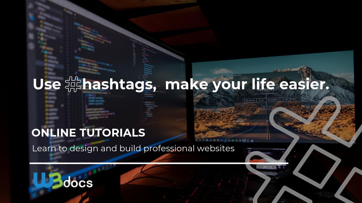 w3docs's tweet image. Now you can find the article, snippet or tool you need in just one click with #hashtags at Social Networks.
#W3docs #HTML Basic Book - #books_html
W3docs #Snippets - #snippets_w3dcos
W3docs #Tools - #tools_w3docs
W3docs #Quizzes - #quizzes_w3docs
๐w3docs.com