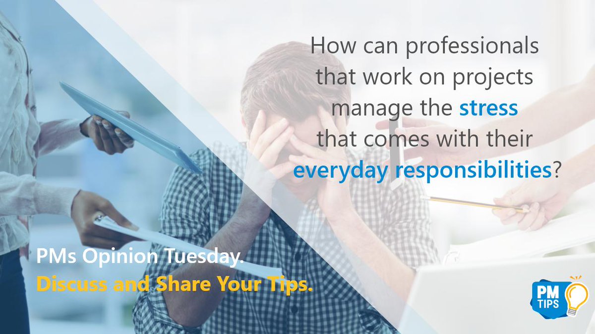 pmtips's tweet photo. 👨‍💻 Stress at work can take a toll on everyone's productivity and health. So how to deal with it? 

Share your opinion and experience with stress management in the comments section 👇

#stress #stressmanagement #PM #projectmanagement #PMs #projectmanager #PMdiscussion #PMcommunity https://t.co/PgKDuF3cRJ