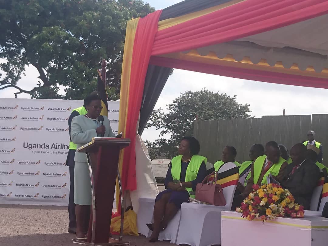 ''Am Glad this Project has come to reality, we started advocating for the National Airlines in 2017 after realizing <a href="/UG_Airlines/">Uganda Airlines</a> has taken almost 20 years of non - operation, this is part of the NRM manifesto promise in 2016 Campaigns &amp; here we deliver''. Hon <a href="/MonicaAzubaNte/">Monica Azuba Ntege</a>