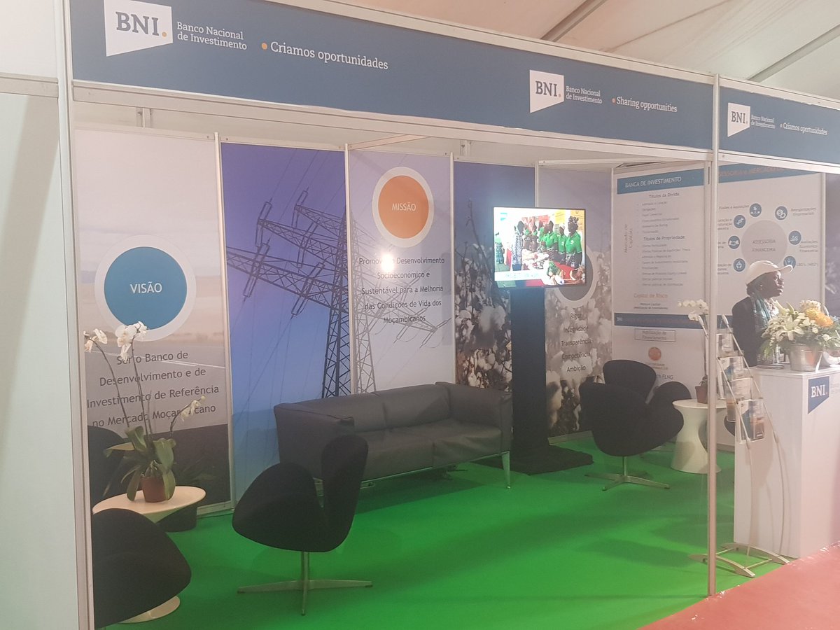 RefpRural's tweet photo. REFP is also represented on Maputo International Fair (FACIM) at BNI stand.

Come visit us at Chai-Agribusiness Pavillion!

#ruralfinance
#investinruralpeople 
#ifad https://t.co/T5PxzOI6wt