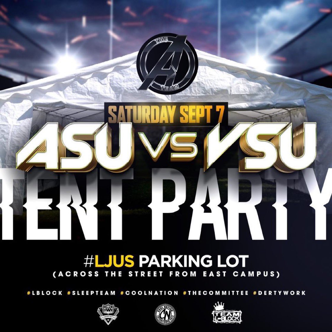coolnationASU23's tweet image. ⚠️⚠️Saturday sept 7th #AsuVsu #TentParty 🆙⛺️⛺️

🔥 Walking Distance From Campus 😱 Tickets on sale soon #CoolNation