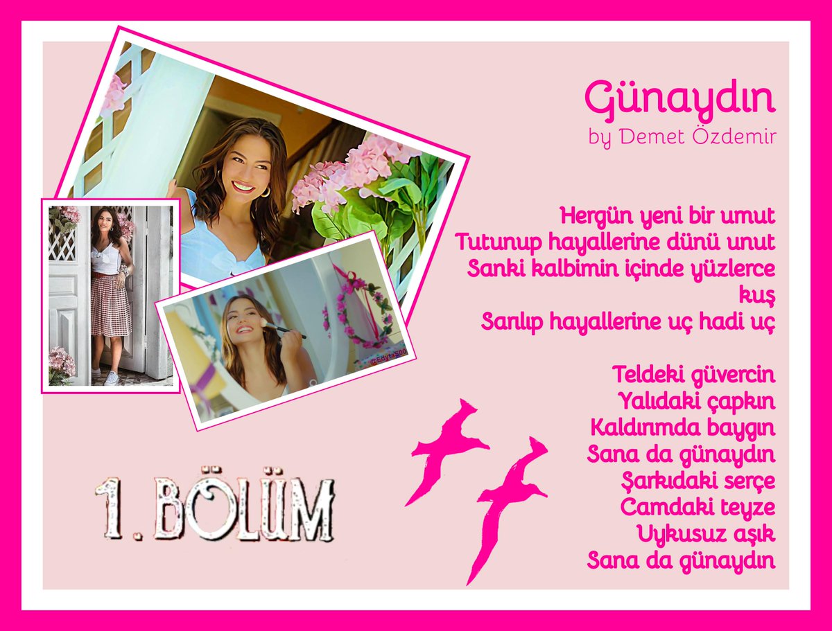 I love  #ErkenciKuş‍ music and songs. I'm gonna make a lyrics thread of it.  #EKsongs  #DemetÖzdemir