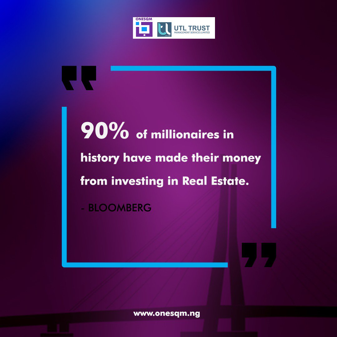 onesqm_ng's tweet photo. Join the millionaires' gang by investing in real estate on https://t.co/bIzYELYZn6 today. 

#realestateinvestment #oneSQM #realestatetech #investment https://t.co/guHFow0pid
