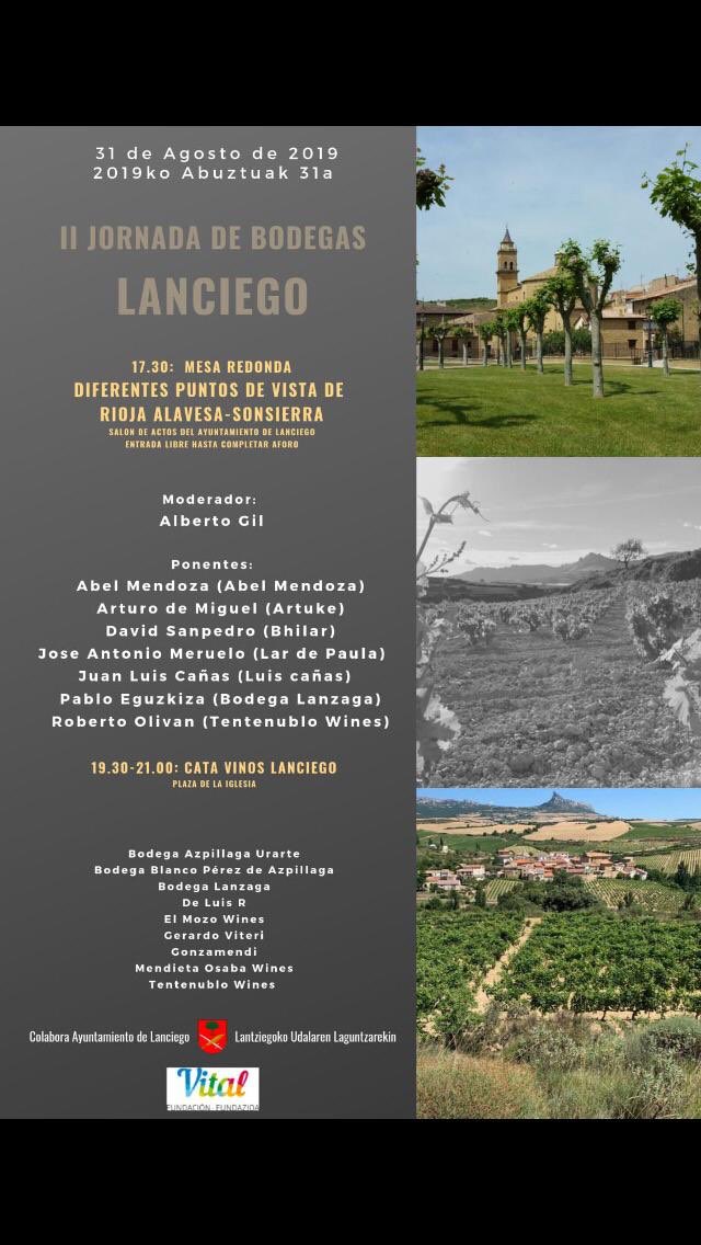 MendiOsabaWines's tweet photo. Jornada de Bodegas de Lanciego!
Lanciego Wineries Tasting!
Come taste the only single vineyard estate wine from Lanciego!
#rioja #Lanciego #RiojaAlavesa #redwine #winefair #wine #whitewine #grapes #tempranillo  #winetime #instawine #winemaker #wineoftheday @MendietaOsabaWines https://t.co/nKlAuuO33I